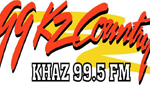 KHAZ 99.5 FM KZ Country