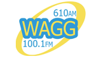 WAGG 610 AM and 100.1 FM